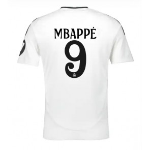Real Madrid Kylian Mbappe #9 Hemmatröja 2024-25 Kortärmad